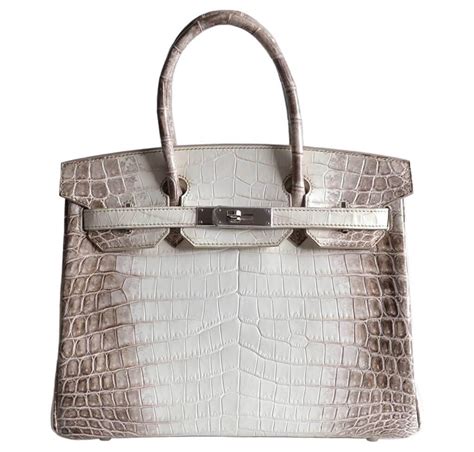 hermes 30 himalayan niloticus crocodile bag|Hermes himalayan birkin bag.